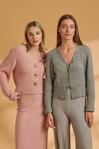 Frontpage: Button Up Cardigan in Marl Grey. SOLD OUT