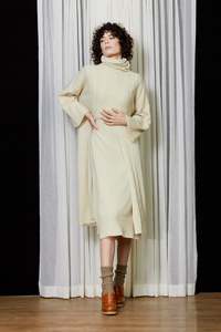 Frontpage: Long Cable Tunic in Ivory