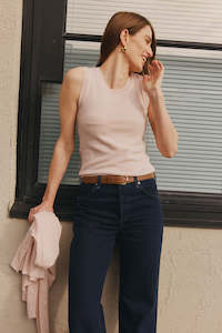 Tanks: Cashmere Tank - Powder Pink