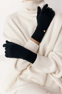 Gloves 1: Cashmere Gloves - Black