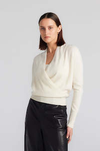 Marinas Edit: Cashmere Ballet Sweater - Cream