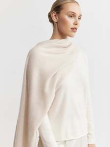 Pilot: Cashmere Travel Wrap & Bag - Sand