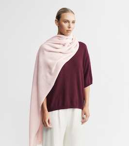 Cashmere Travel Wrap - Powder Pink