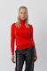 Essential Cashmere Roll Neck - Salsa