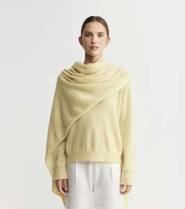 Travel Wraps: Cashmere Travel Wrap - Butter Melange