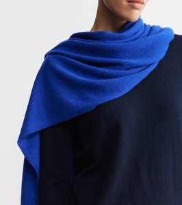 Travel Wraps Scarves: Cashmere Travel Wrap - Lapis