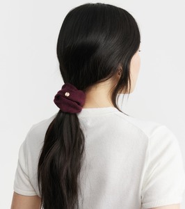 Scrunchies: Cashmere Scrunchie - Burgundy