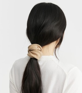 Scrunchies: Cashmere Scrunchie - Camel