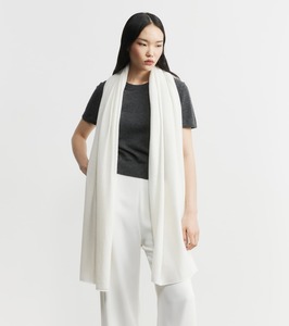 Travel Wraps Scarves: Cashmere Travel Wrap - White