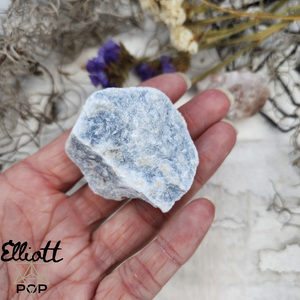 Blue Moon Collection • Elliott Pop Crystals, Tarot + Oracle and Spiritual Delights: Angelite Polished Tumble B