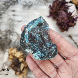 Blue Moon Collection • Elliott Pop Crystals, Tarot + Oracle and Spiritual Delights: Chrysocolla Malachite and Azurite Rough