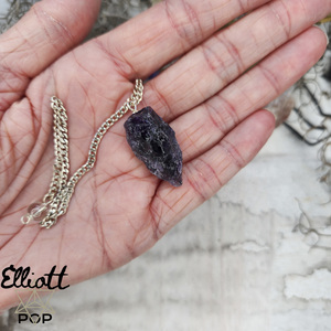 Crystal Pendulums • Elliott Pop Crystals, Tarot + Oracle and Spiritual Delights: Pendulum Reiki/Dowsing – Rough Amethyst