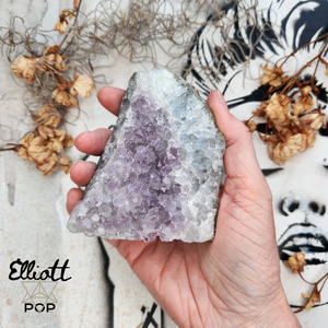 Clusters and Geodes • Elliott Pop Crystals, Tarot + Oracle and Spiritual Delights: Lavender Amethyst Cut Base Cluster