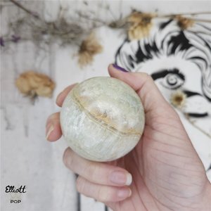 Products: Pistachio Calcite Sphere