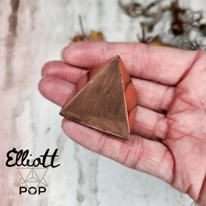 Mystical Misc. Supplies • Elliott Pop Crystals, Tarot + Oracle and Spiritual Delights: Solid Copper Handmade Energizer Pyramid