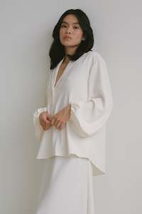 Signatures: Thirties LS Shirt in Ivory