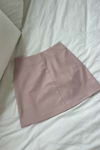 Sale 25: Sale - Suit Mini Skirt in Baby Pink