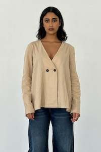 Archive: Ease Linen Shirt in Sand