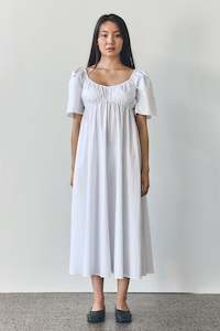 Bodice Deux Dress in White