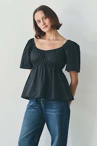 Last Ones: Bodice Deux Top in Black