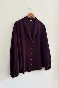 One Of One: Thirties LS Shirt in Aubergine