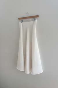 Sale - Drape Skirt in Ivory