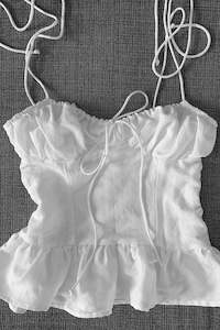 Sale - Frou Camisole in White