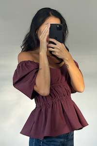 Limited Edition: Bodice Top in Rose Gingham (Last one)