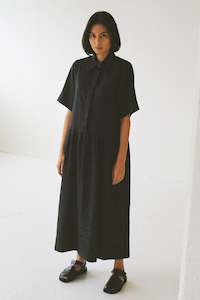 Permanent: Mes Deux Midi Dress in Black