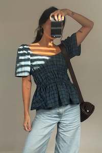 Bodice Top in Heritage Plaid