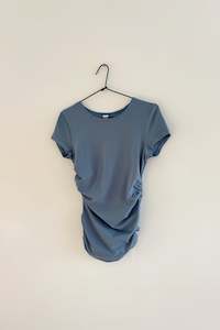 Last Ones: Warp SS tee in Steel Blue