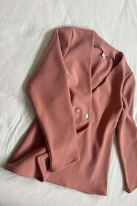 Last Ones: Ease Overshirt in Salmon