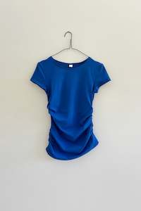 Warp SS Tee in Klein Blue