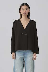 Permanent: Ease Overshirt in Chocolate