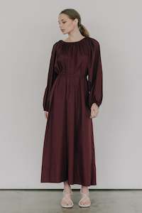 Bloom Maxi Dress in Burgundy