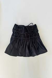 Tier Mini Skirt in Black