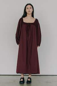 Hana Maxi Dress in Burgundy