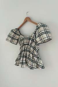 Bodice Top in Multi Silk Taffeta (Limited edition)