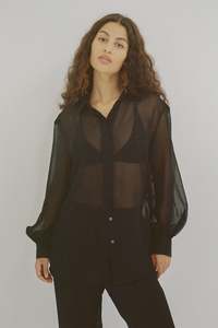 Mes Original Shirt in Sheer Silk
