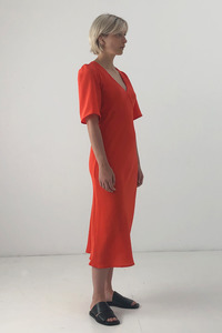 Paloma Deux Dress in Scarlet