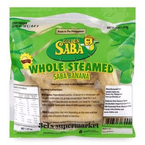 Products: Golden Saba Whole Steamed Banana 1.8kg 3el's Supermarket