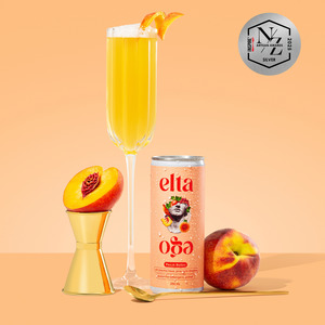 Non-Alcoholic Peach Bellini