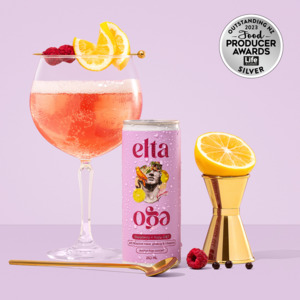 Elta Ego Cocktails: Non-Alcoholic Raspberry + Yuzu G&T