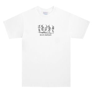 T-SHIRT: Sci-Fi Fantasy Jesters Priviledge Tee White