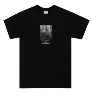 T-SHIRT: Sci-Fi Fantasy Forest Tee Black