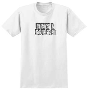 Anti Hero: Anti Hero Stacked T-Shirt White
