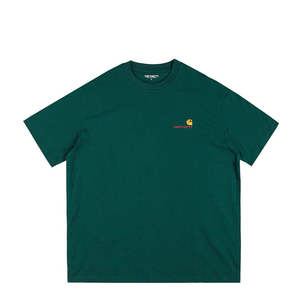 Carhartt: Carhartt WIP American Script T-Shirt (Dark Fir)