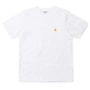 Carhartt WIP Chase T-Shirt White/Gold
