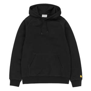 Carhartt WIP Hooded Chase Sweat Black