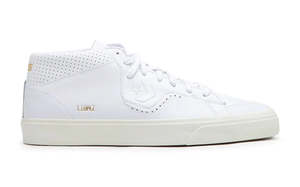Converse: Converse Louie Lopez Pro Leather Mid  Shoe White